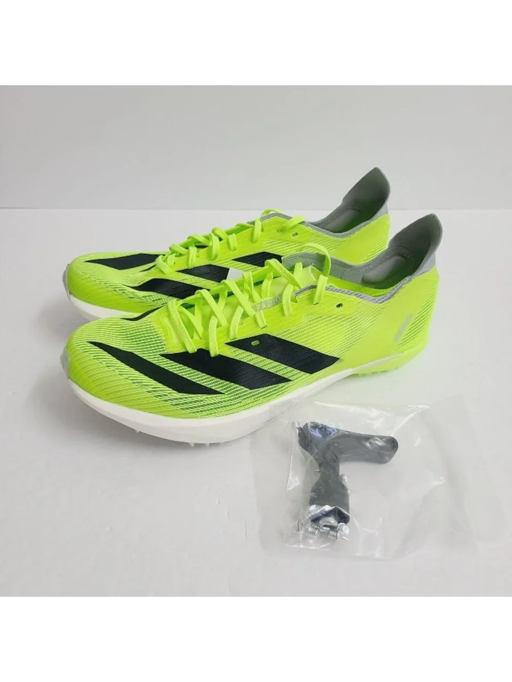 NEW Adidas Adizero Ambition Track & Field Shoes SPIKES IH5798 Size 7 Lucid Lemon